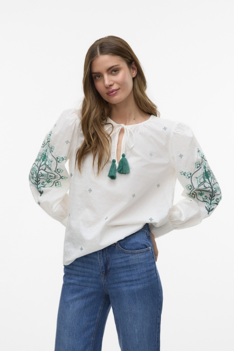 Vero Moda vmhiba ls top wvn spe